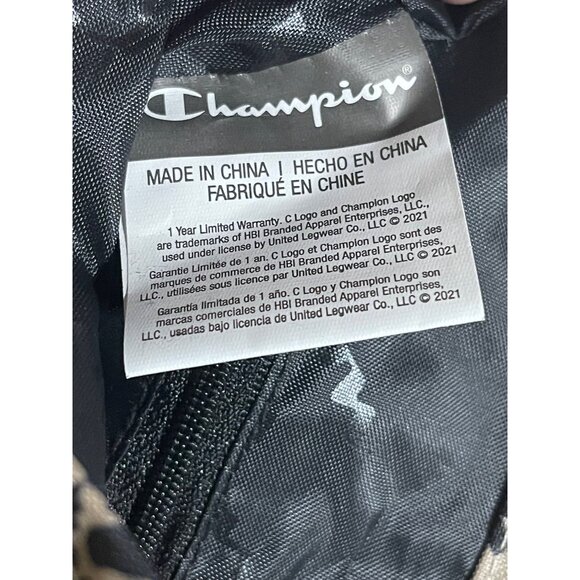 Champion Leopard Print Crossbody Bag With Adjustable Strap & Front Zipper Pocket - Picture 5 of 10